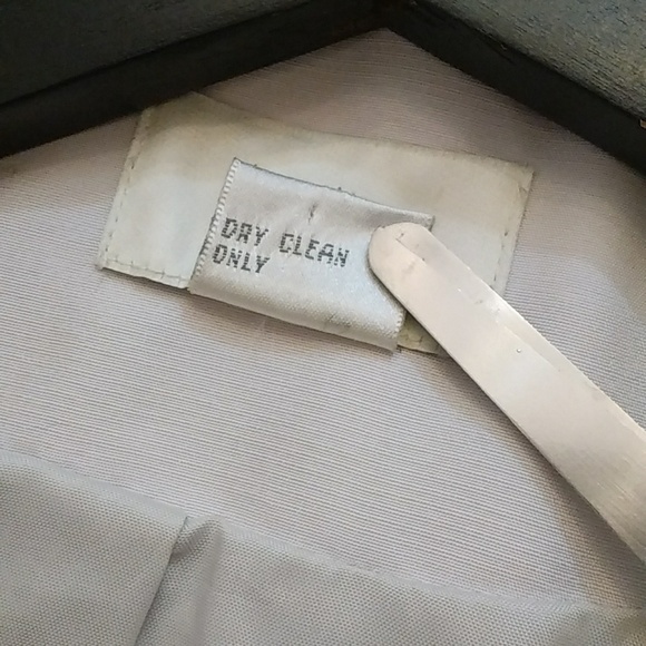 Neiman Marcus Exclusive Light Gray 100% Silk Long Sleeves Jacket Blazer Size 14 - Picture 8 of 12